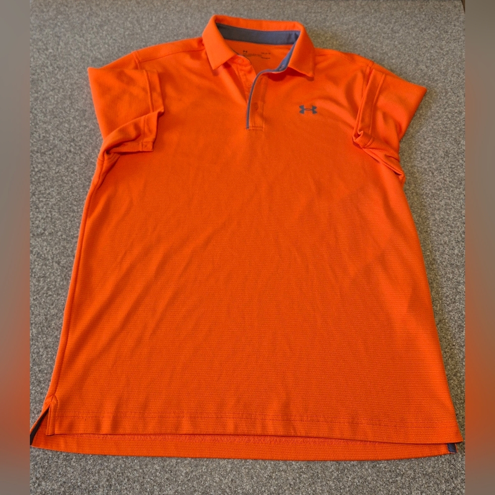 Mens Under Armour Polo Shirt Size Large